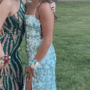 Windsor Teal Prom Dress